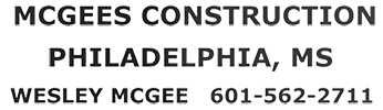 McGees Construction Logo